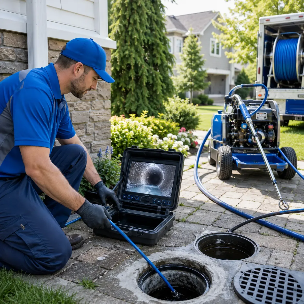 Outdoor drain cleaning professionals serving Monroeville, NJ